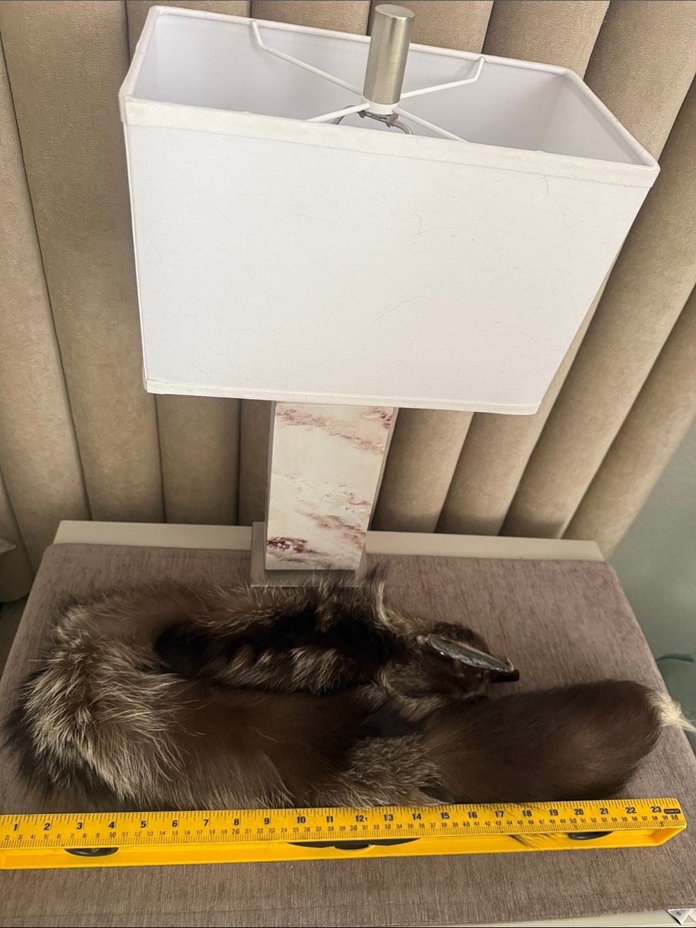 Real Fox silver fox fur scarf like new - Picture 6 of 10